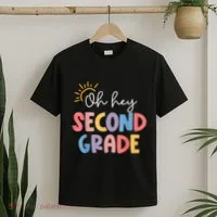 Oh Hey Second Grade 2nd Grade T-Shirt thumb 2