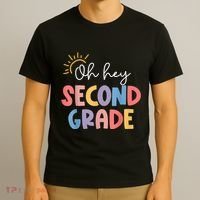 Oh Hey Second Grade 2nd Grade T-Shirt thumb 3