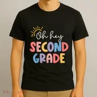 Oh Hey Second Grade 2nd Grade T-Shirt thumb 3