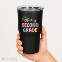 Oh Hey Second Grade 2nd Grade Tumbler thumb 2