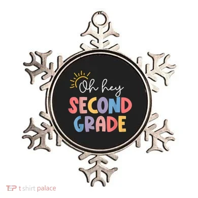 Oh Hey Second Grade 2nd Grade Ornament