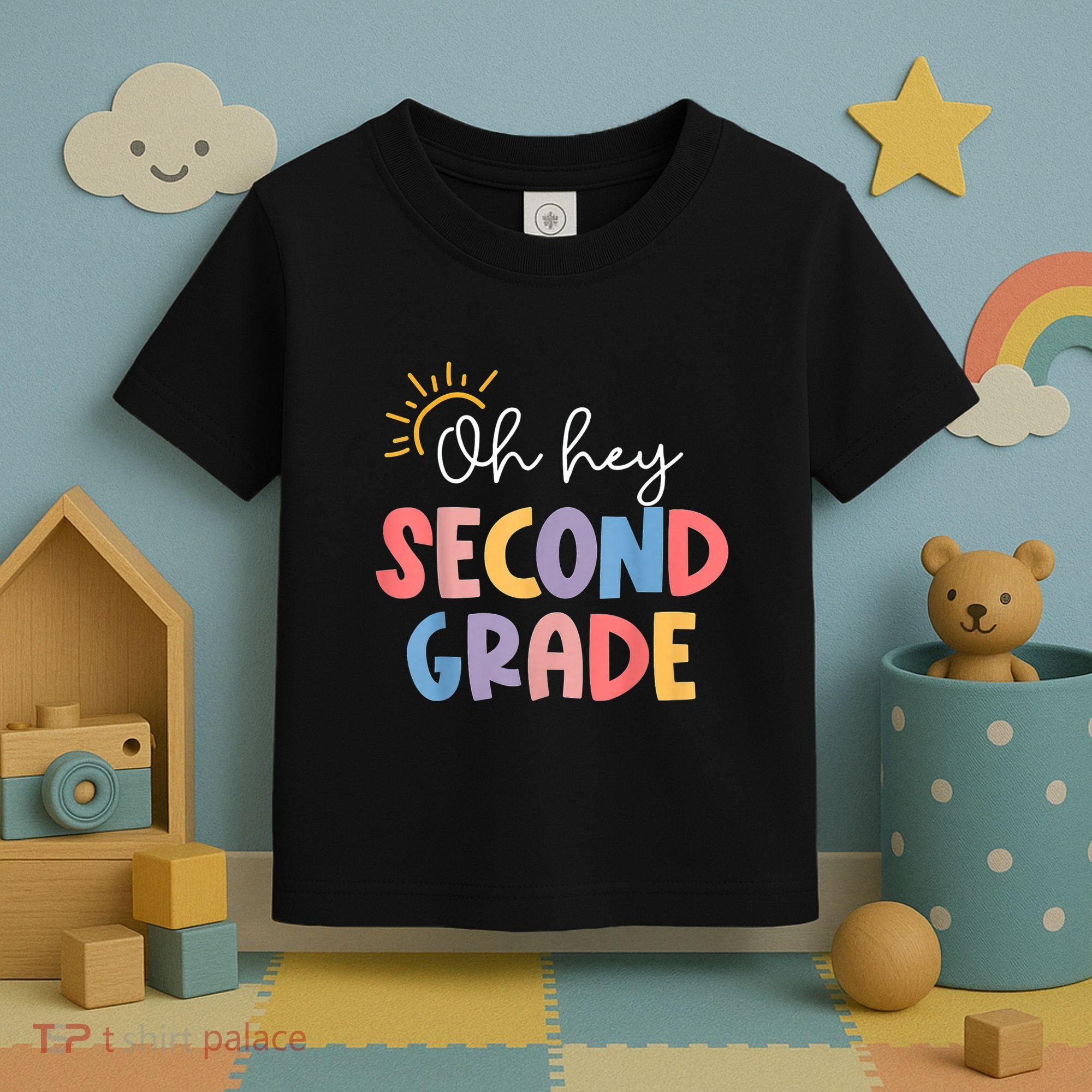Oh Hey Second Grade 2nd Grade Toddler T-Shirt