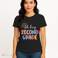 Oh Hey Second Grade 2nd Grade Women's T-Shirt thumb 4