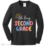 Oh Hey Second Grade 2nd Grade Kids Long Sleeve Shirt thumb 0