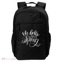 Oh Hello Spring Quote Backpack thumb 0
