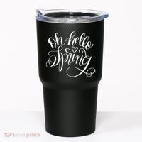 Oh Hello Spring Quote Tumbler thumb 0