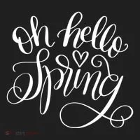 Oh Hello Spring Quote Tumbler thumb 3