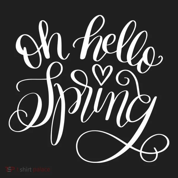 Oh Hello Spring Quote Tumbler