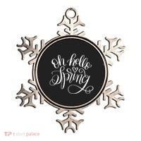 Oh Hello Spring Quote Ornament thumb 0