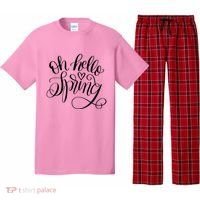 Oh Hello Spring Quote Pajama Set thumb 0