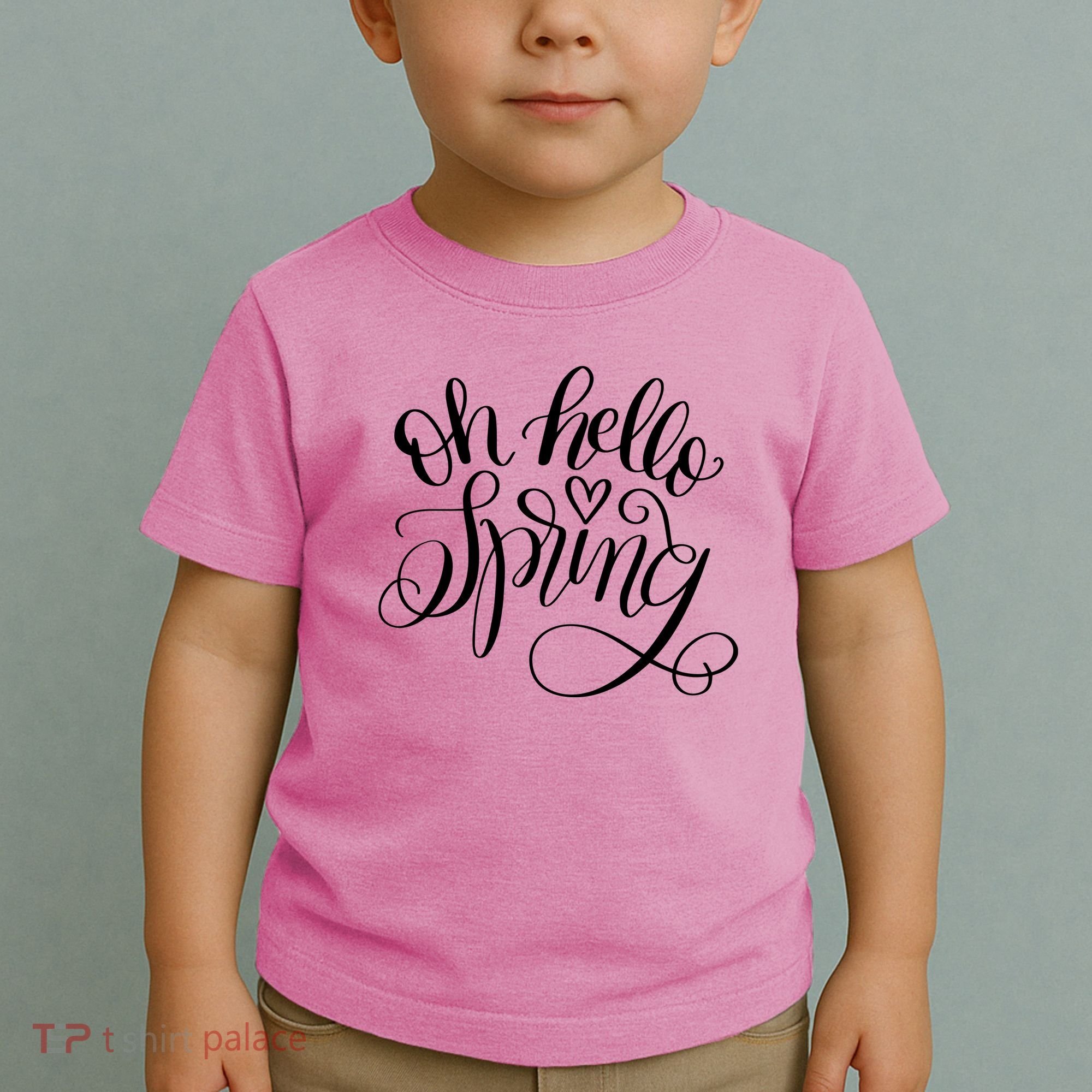 Oh Hello Spring Quote Toddler T-Shirt