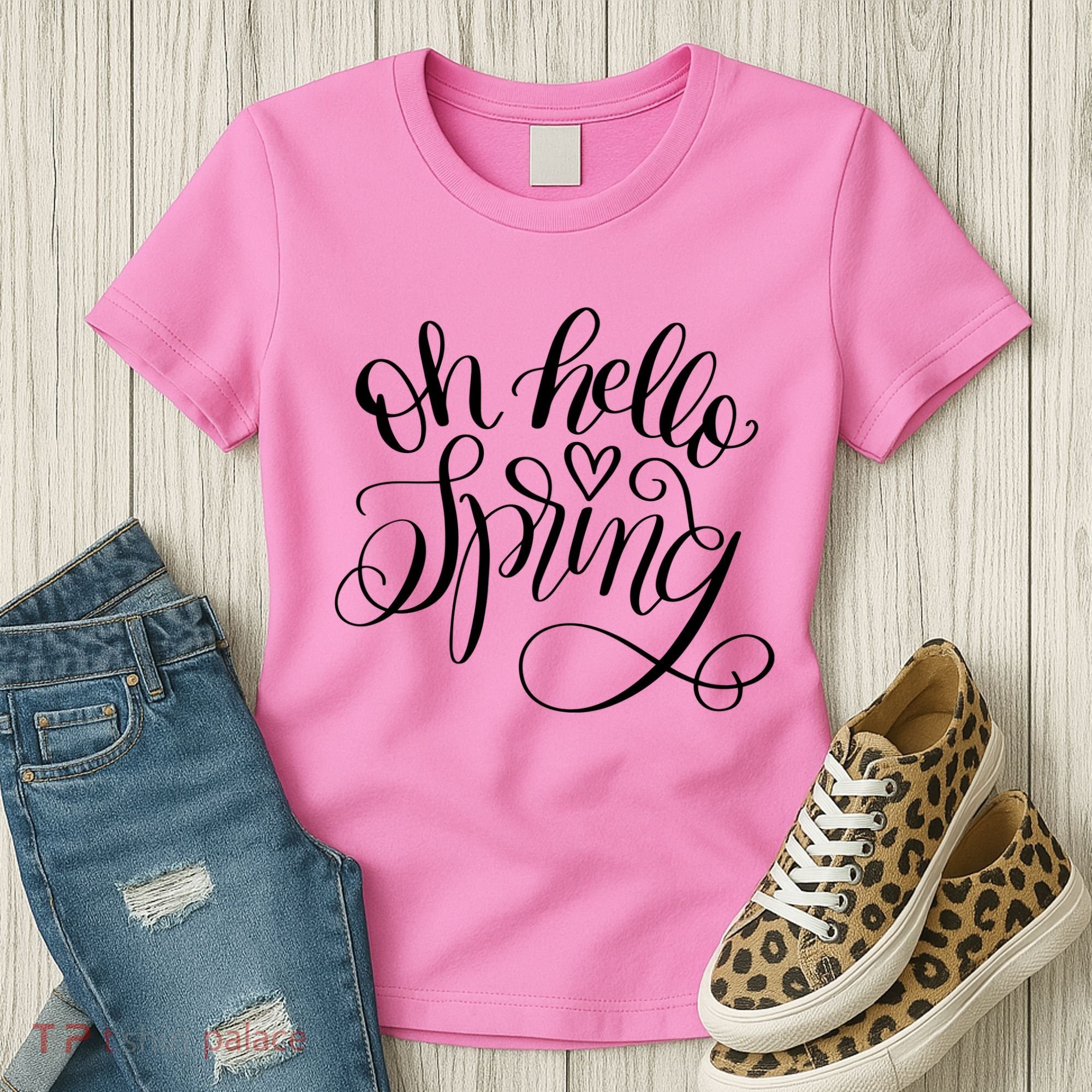 Oh Hello Spring Quote Women's T-Shirt