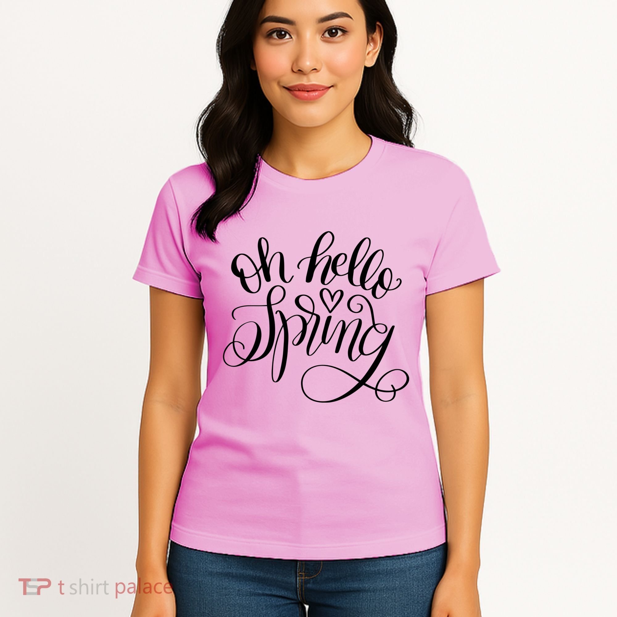 Oh Hello Spring Quote Women's T-Shirt