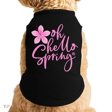 Oh Hello Spring Cute Doggie Tank