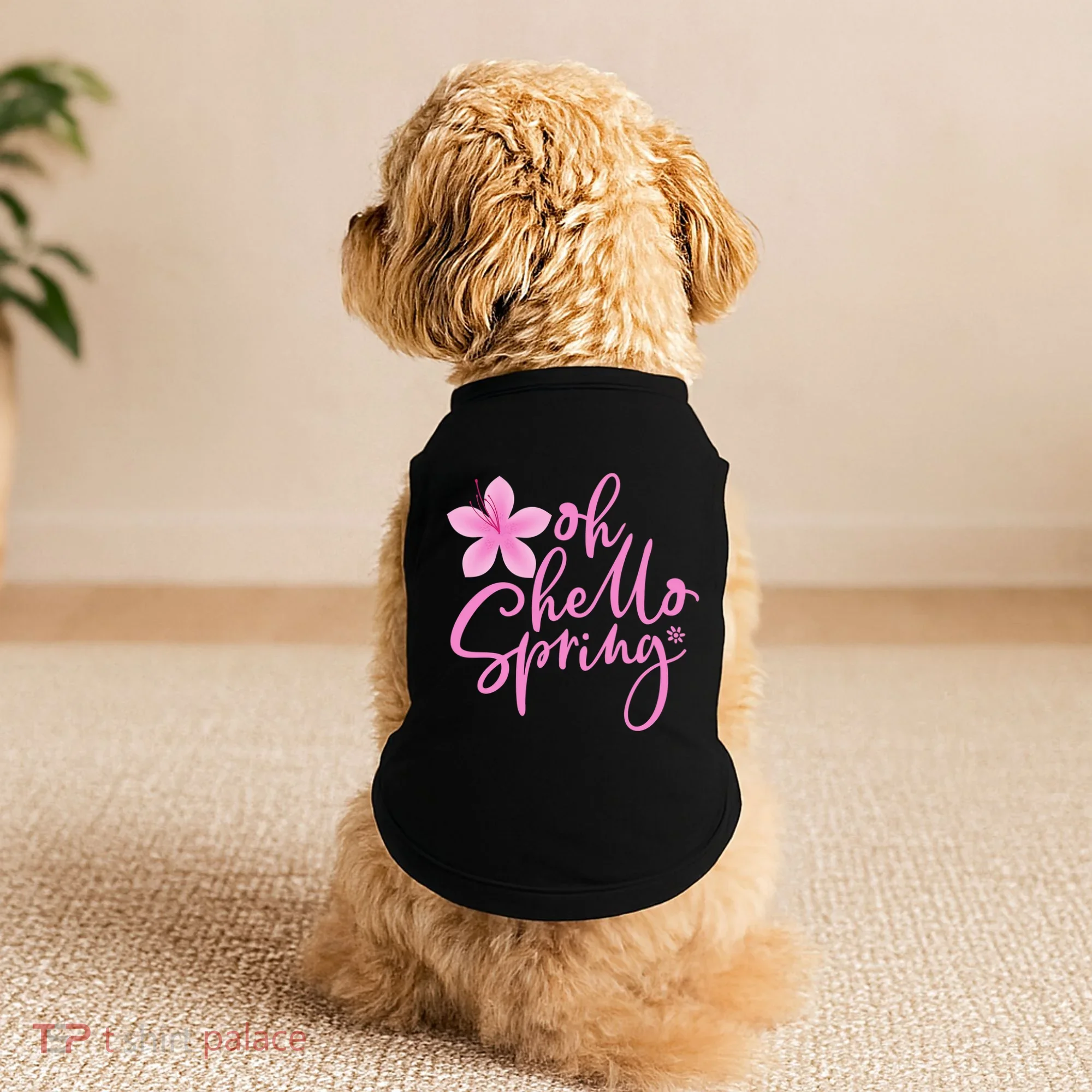 Oh Hello Spring Cute Doggie Tank