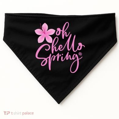Oh Hello Spring Cute USA-Made Doggie Bandana