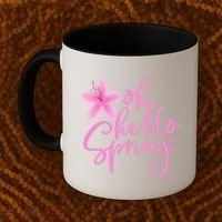 Oh Hello Spring Cute Coffee Mug thumb 2
