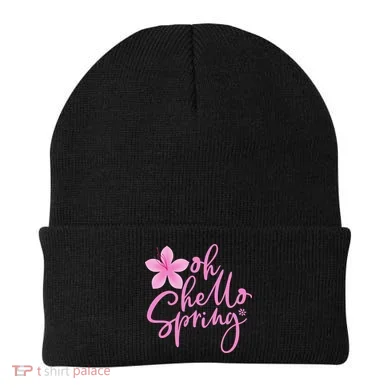 Oh Hello Spring Cute Beanie