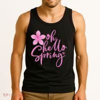 Oh Hello Spring Cute Tank Top thumb 3