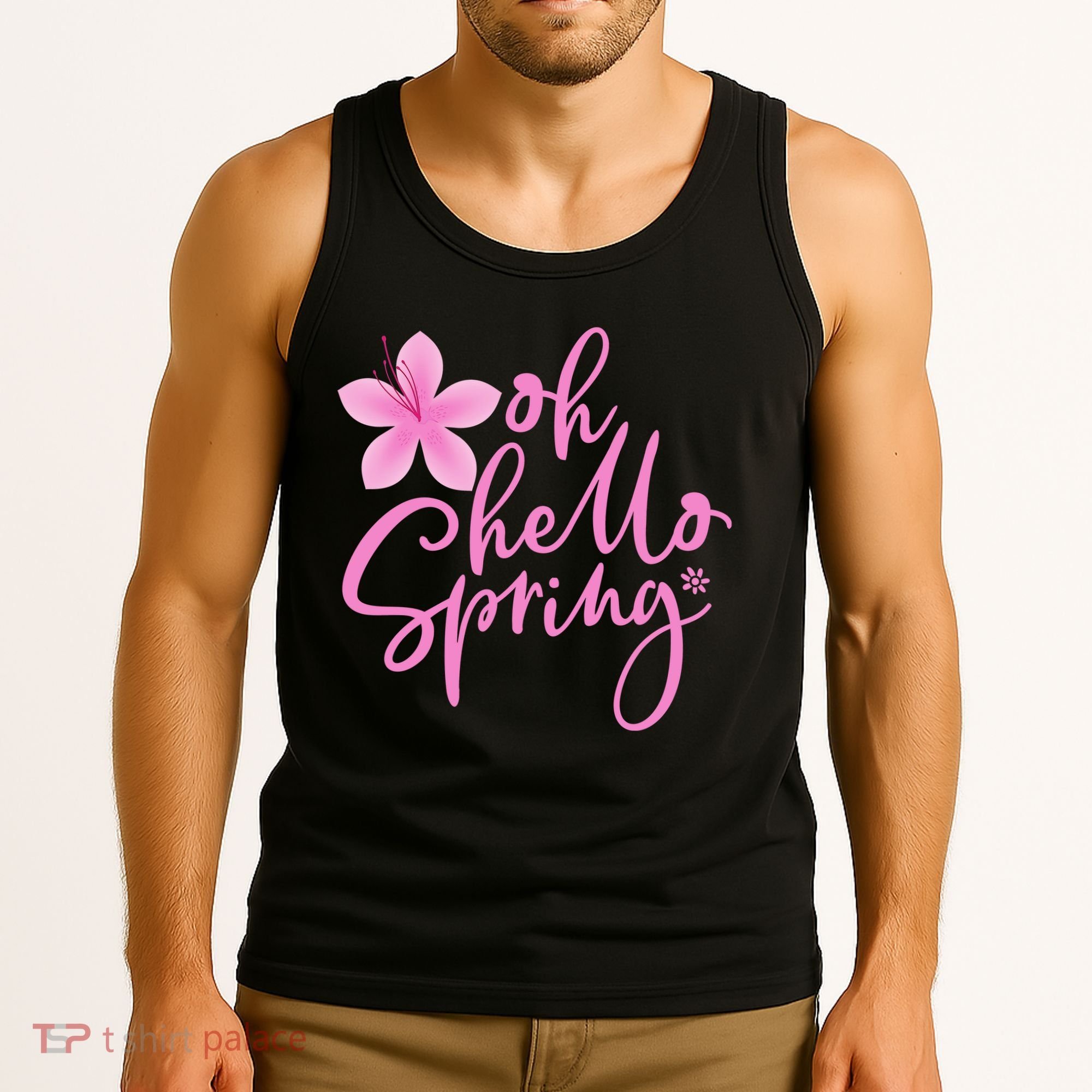 Oh Hello Spring Cute Tank Top
