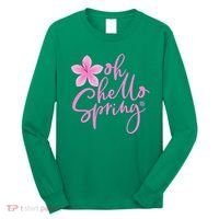 Oh Hello Spring Cute Long Sleeve Shirt thumb 0