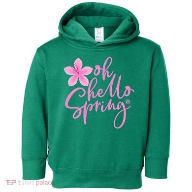 Oh Hello Spring Cute Toddler Hoodie