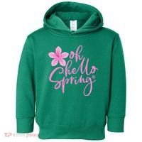 Oh Hello Spring Cute Toddler Hoodie thumb 0