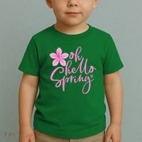Oh Hello Spring Cute Toddler T-Shirt thumb 2