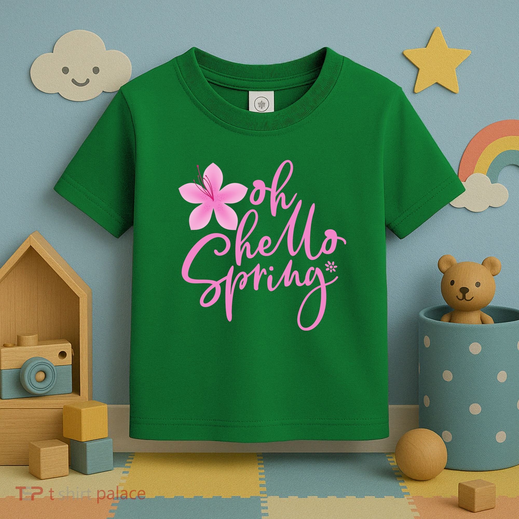 Oh Hello Spring Cute Toddler T-Shirt