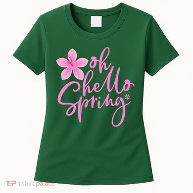 Oh Hello Spring Cute Women's T-Shirt