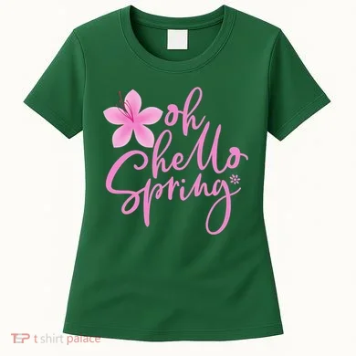 Oh Hello Spring Cute Women's T-Shirt