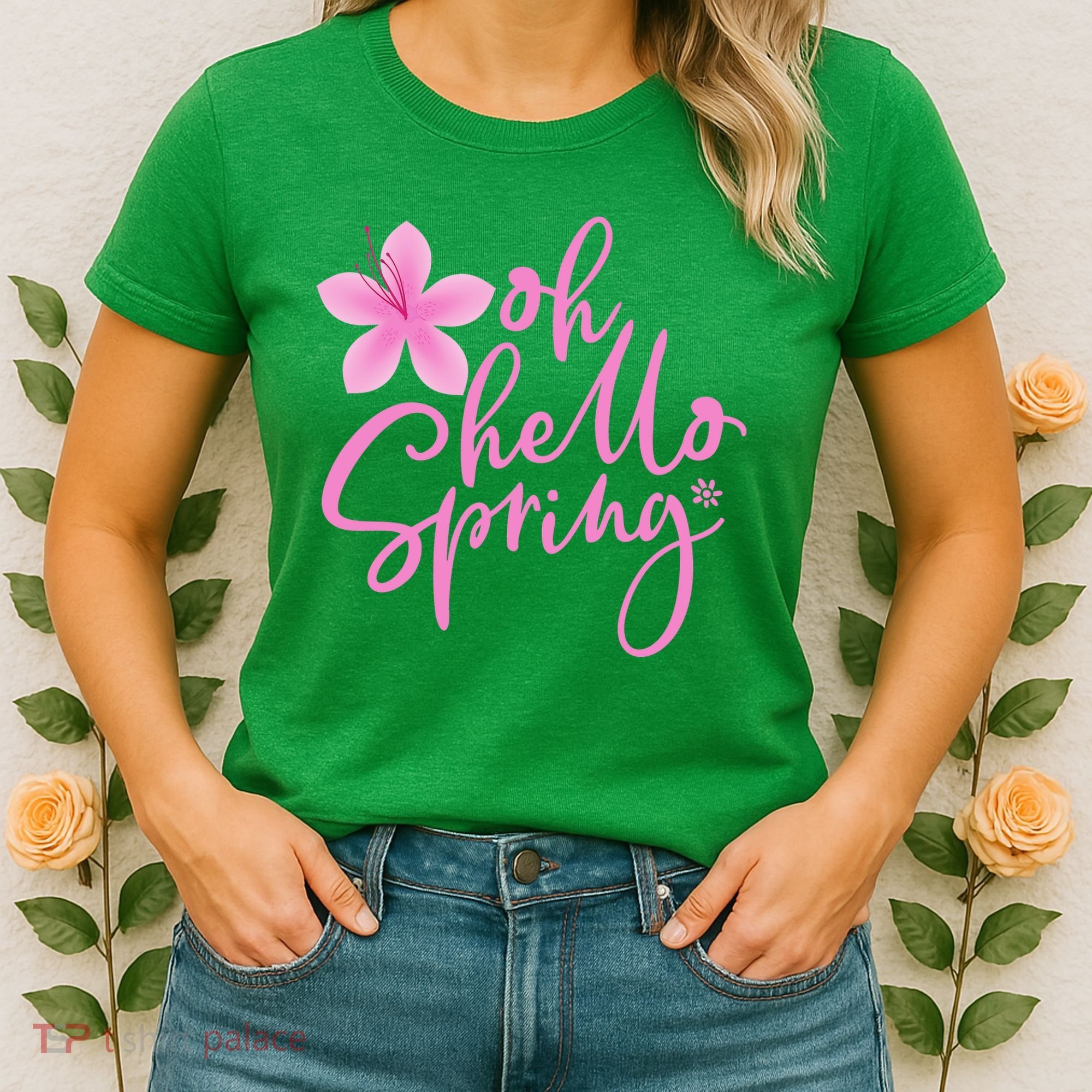 Oh Hello Spring Cute Women's T-Shirt