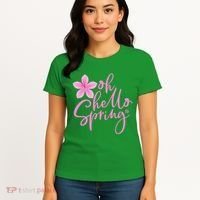 Oh Hello Spring Cute Women's T-Shirt thumb 4