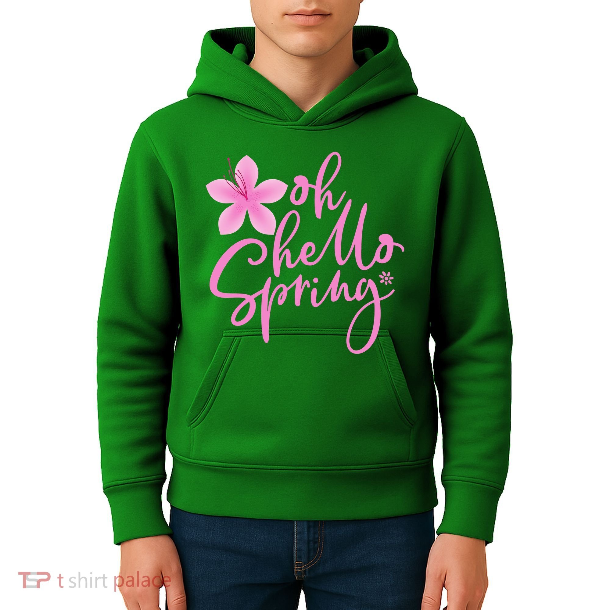 Oh Hello Spring Cute Kids Hoodie