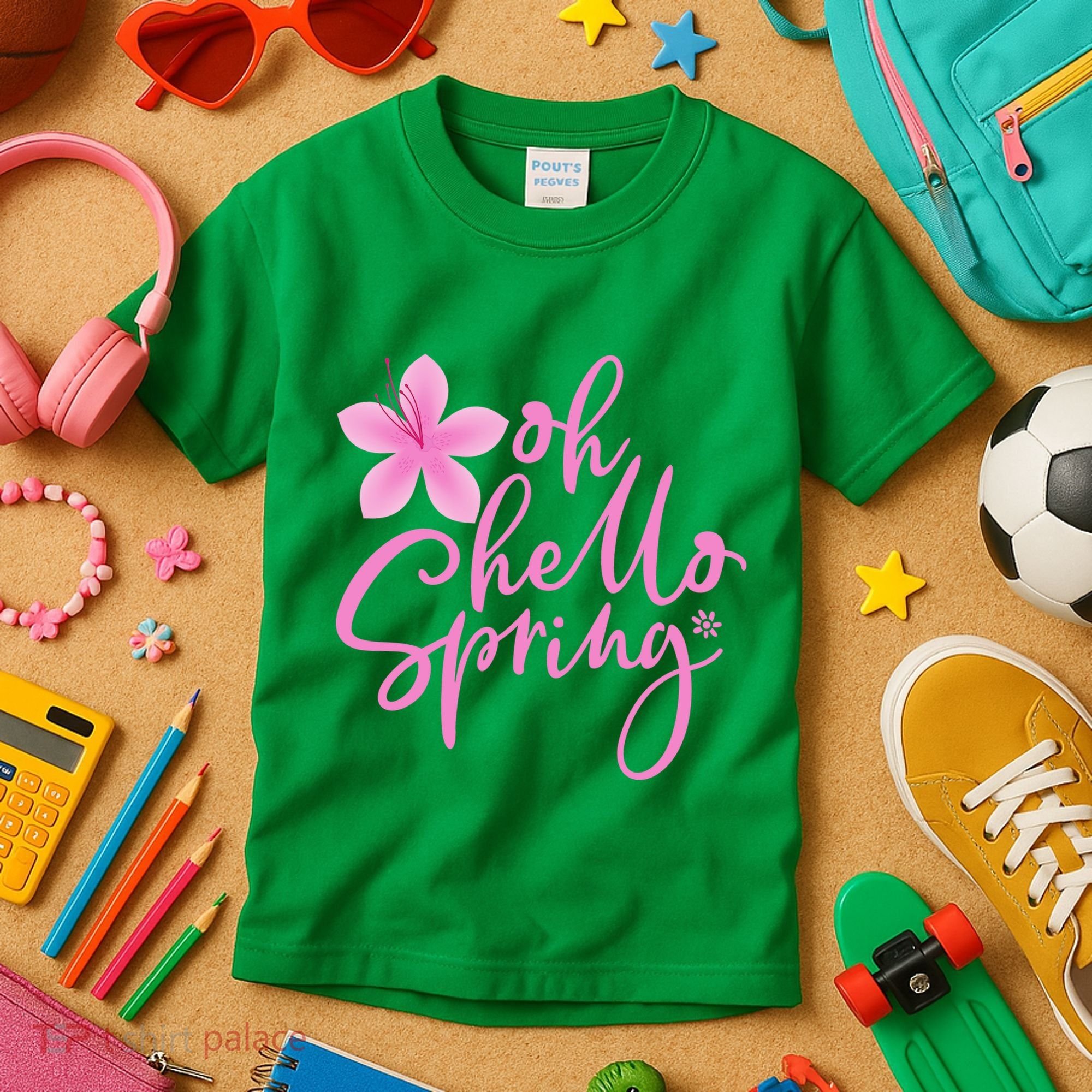 Oh Hello Spring Cute Kids T-Shirt
