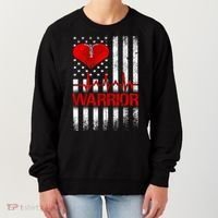 Open Heart Surgery Warrior Gift For Heart Patients Survivor Women's Sweatshirt thumb 0