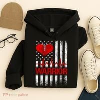 Open Heart Surgery Warrior Gift For Heart Patients Survivor Hoodie thumb 4