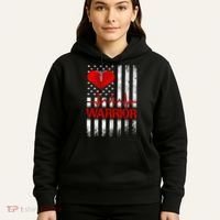 Open Heart Surgery Warrior Gift For Heart Patients Survivor Hoodie thumb 5