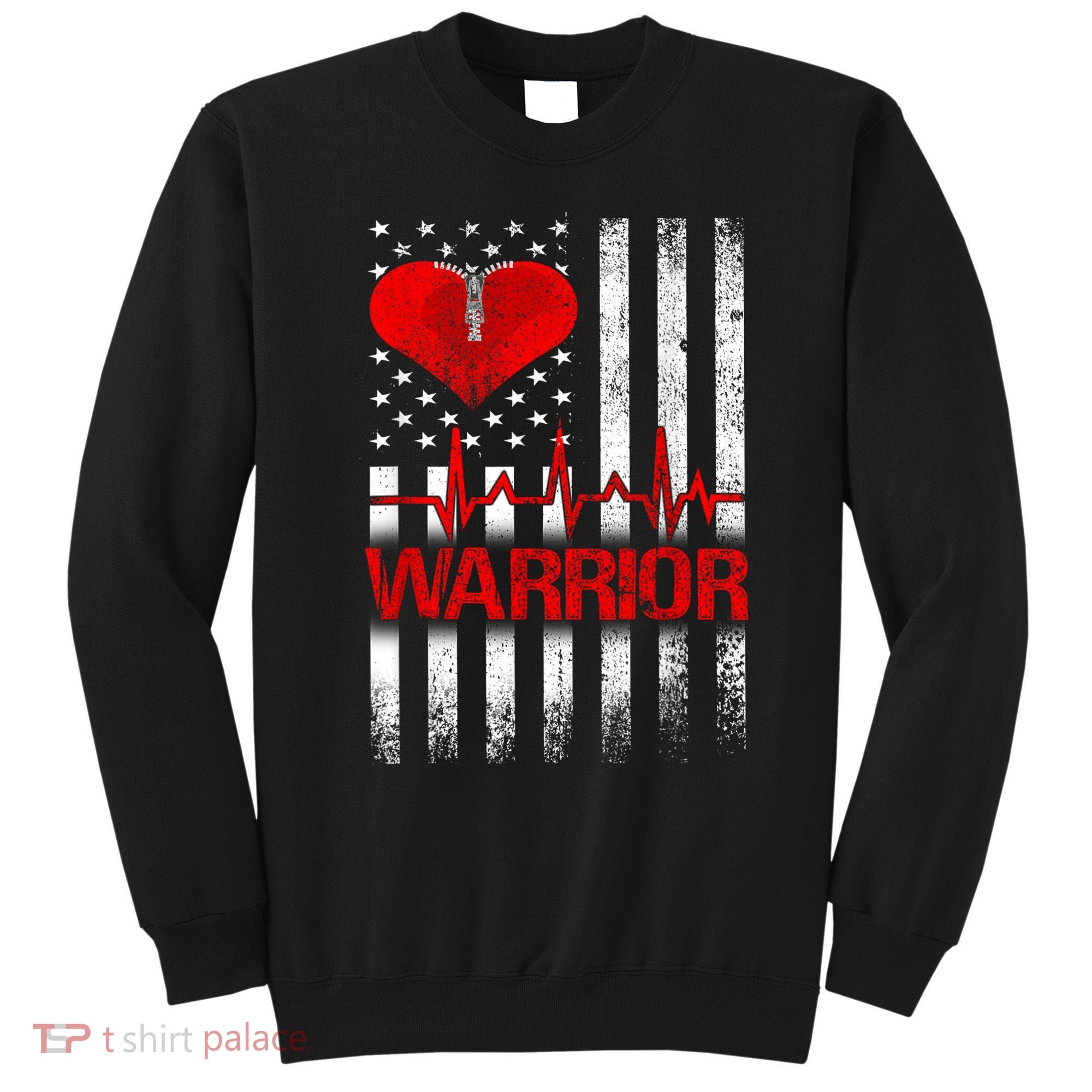 Open Heart Surgery Warrior Gift For Heart Patients Survivor Sweatshirt