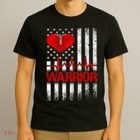 Open Heart Surgery Warrior Gift For Heart Patients Survivor T-Shirt thumb 3