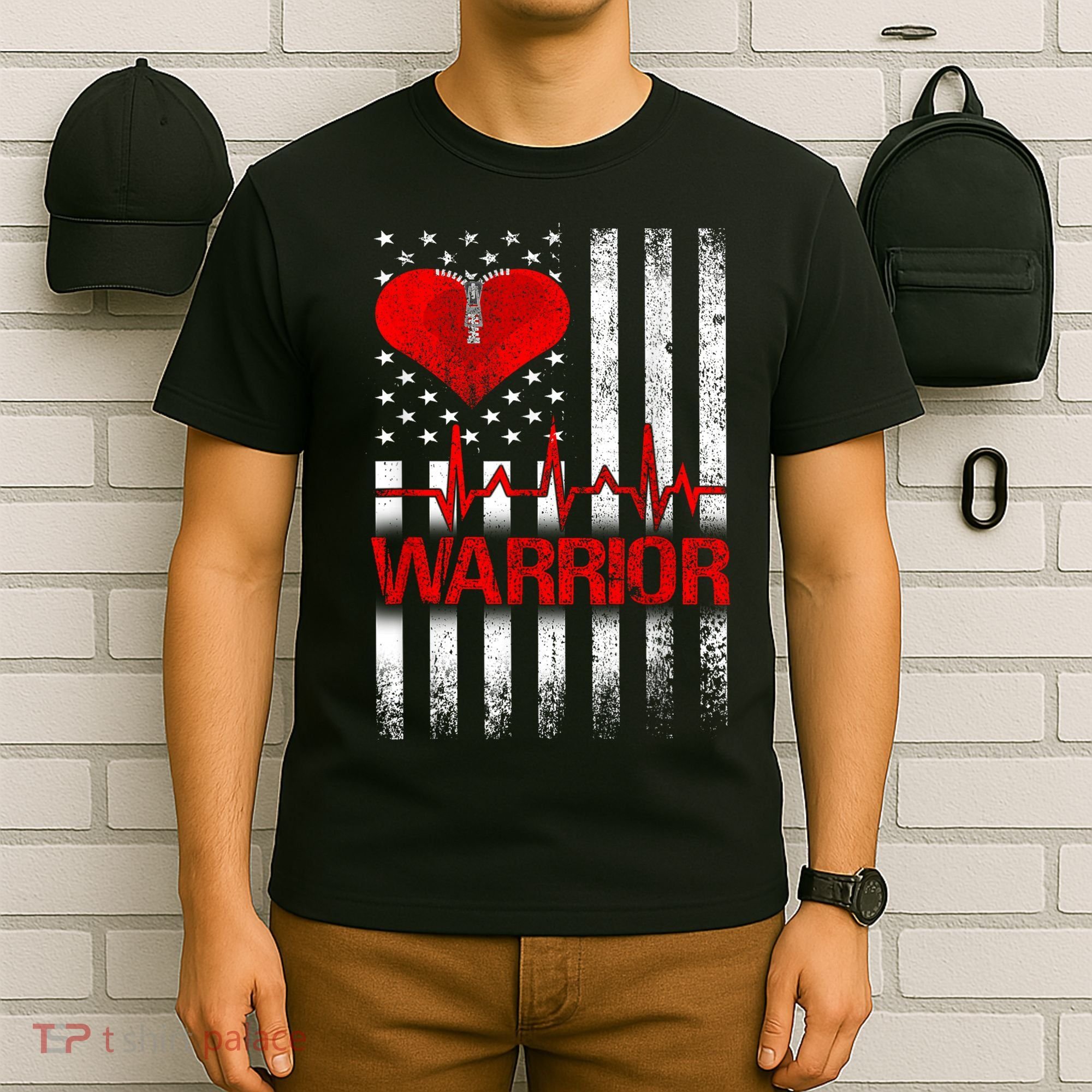 Open Heart Surgery Warrior Gift For Heart Patients Survivor T-Shirt