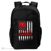 Open Heart Surgery Warrior Gift For Heart Patients Survivor Backpack thumb 0