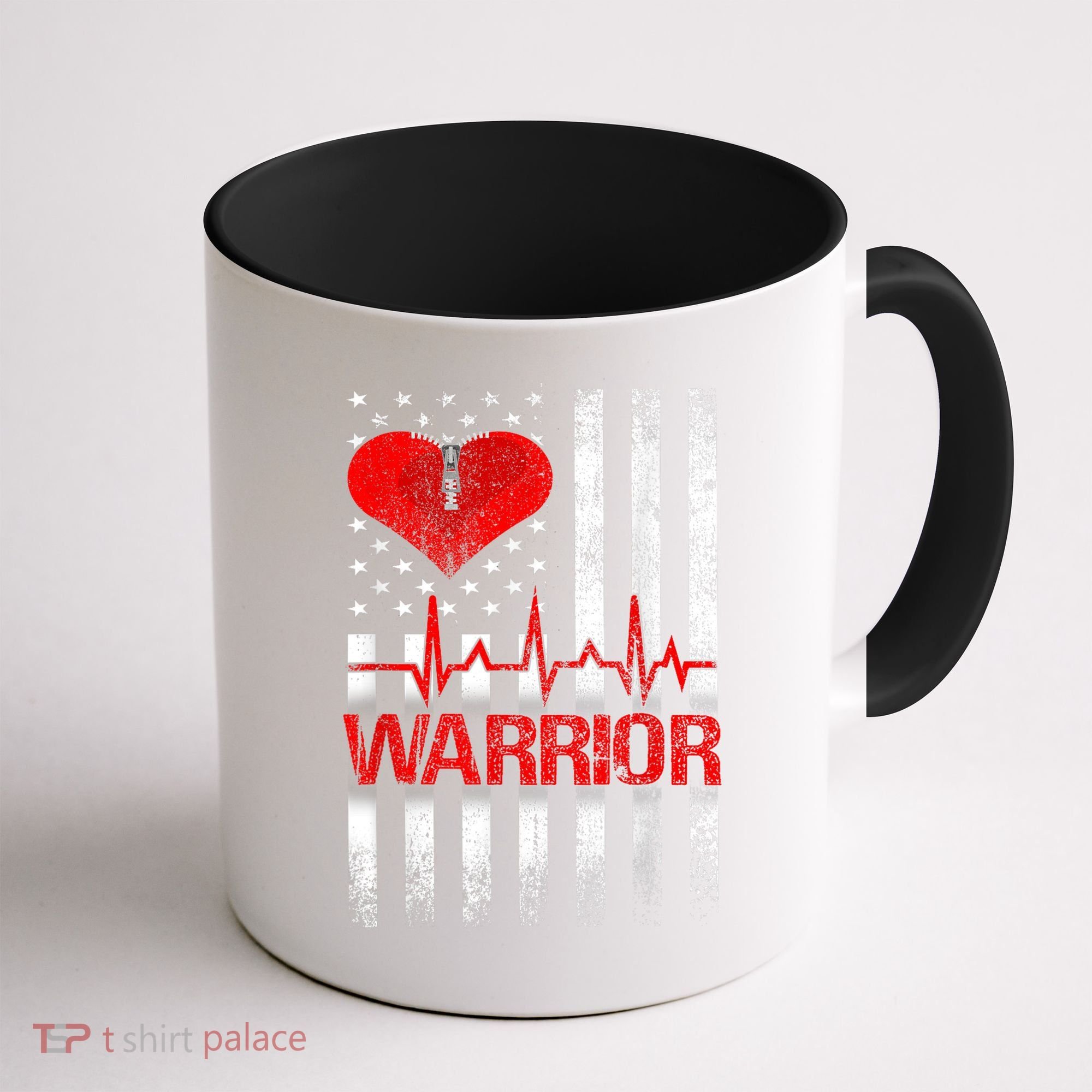 Open Heart Surgery Warrior Gift For Heart Patients Survivor Coffee Mug