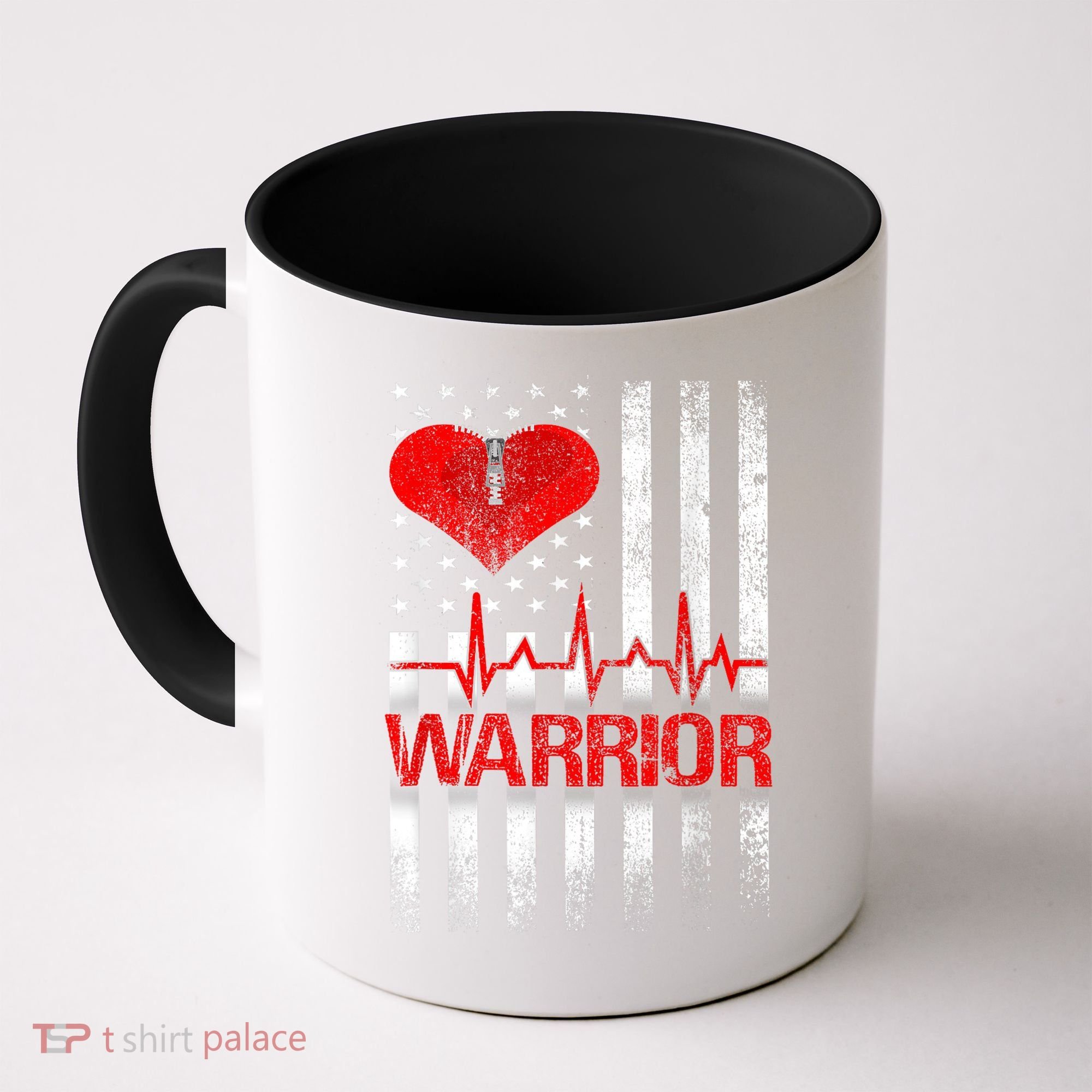 Open Heart Surgery Warrior Gift For Heart Patients Survivor Coffee Mug