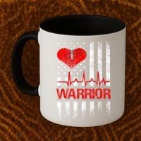Open Heart Surgery Warrior Gift For Heart Patients Survivor Coffee Mug thumb 2