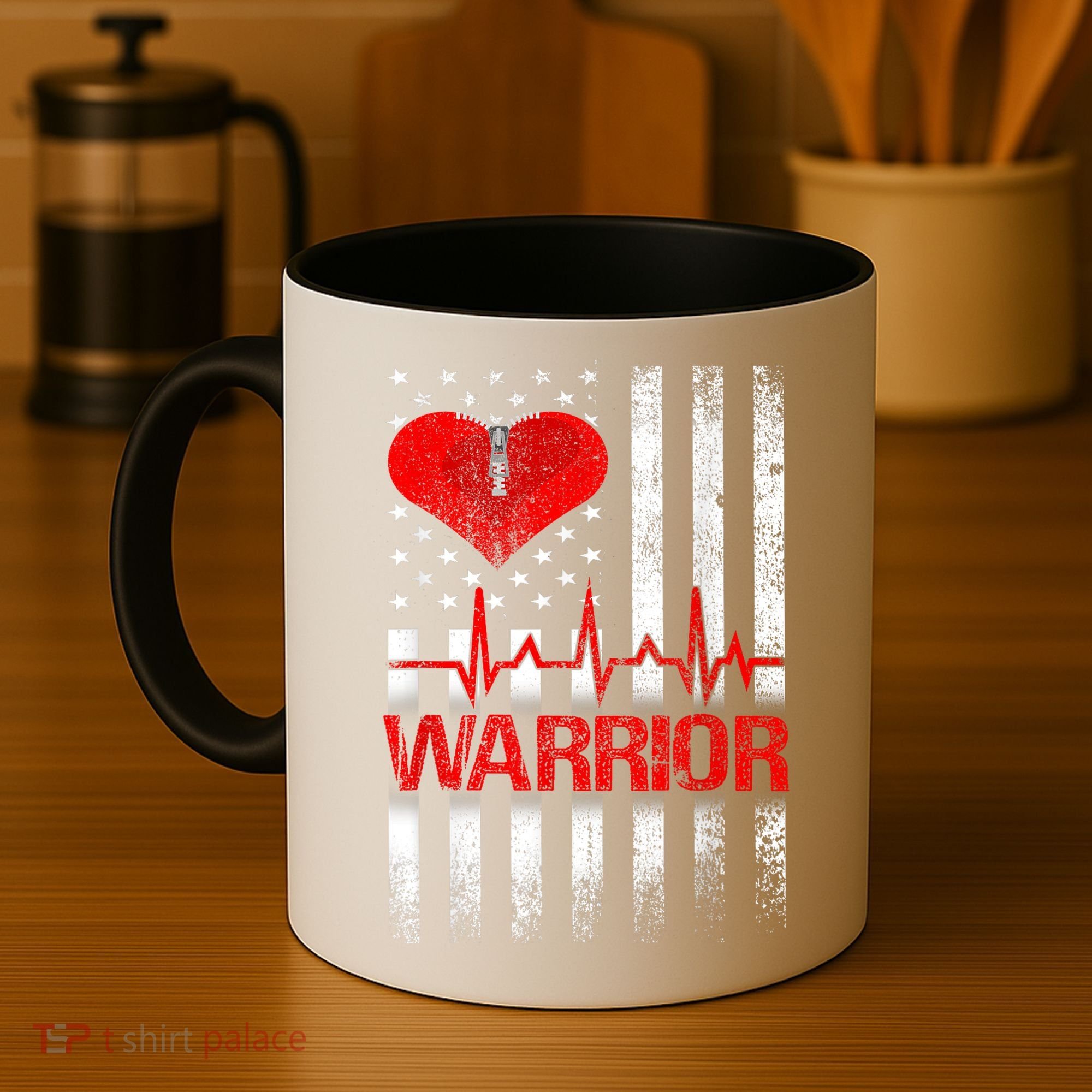 Open Heart Surgery Warrior Gift For Heart Patients Survivor Coffee Mug