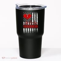 Open Heart Surgery Warrior Gift For Heart Patients Survivor Tumbler thumb 0