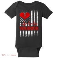 Open Heart Surgery Warrior Gift For Heart Patients Survivor Baby Bodysuit thumb 0