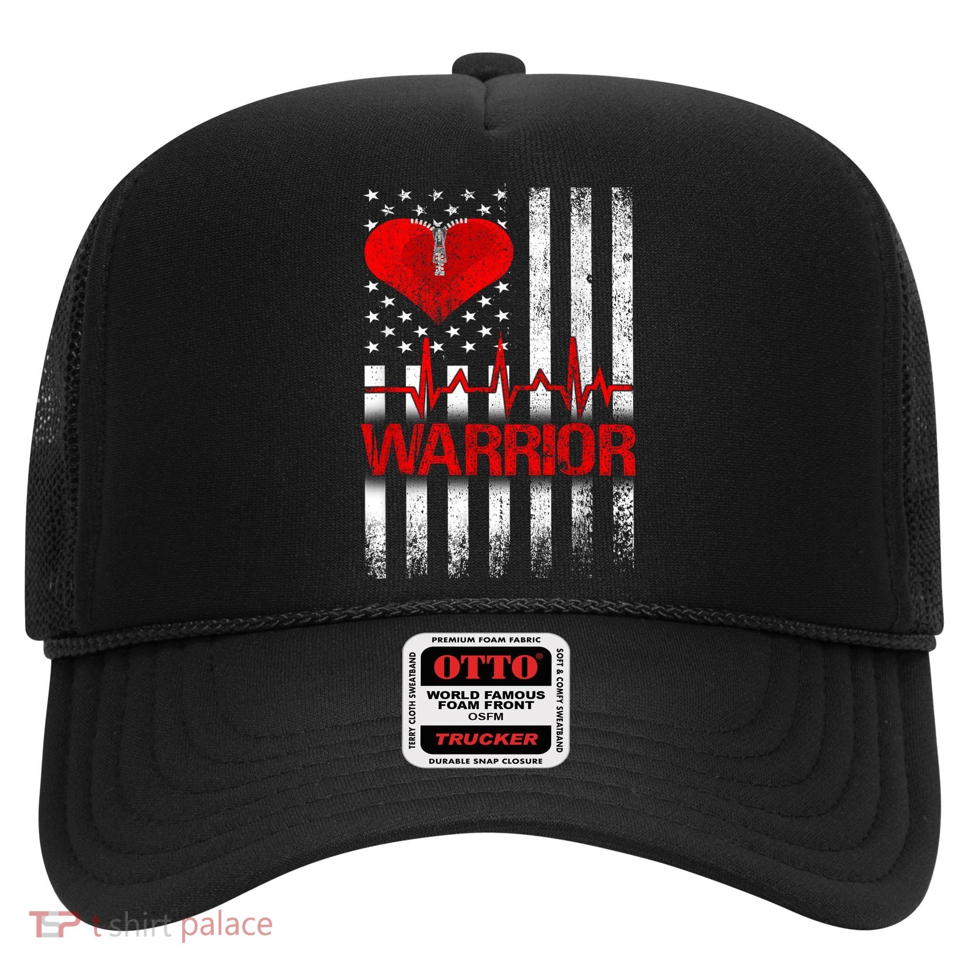 Open Heart Surgery Warrior Gift For Heart Patients Survivor Hat