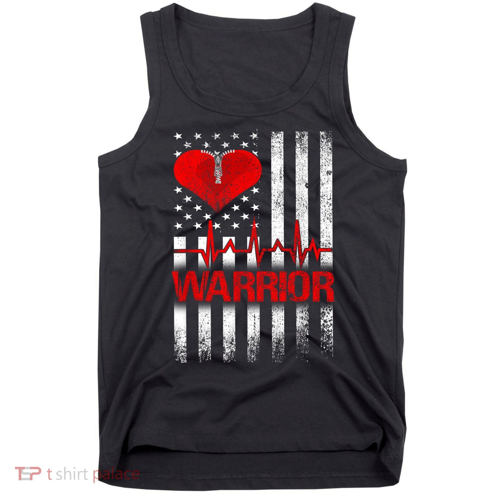 Open Heart Surgery Warrior Gift For Heart Patients Survivor Tank Top